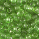 Rocalla cristal 6/0 (4mm) Verde selva transparente